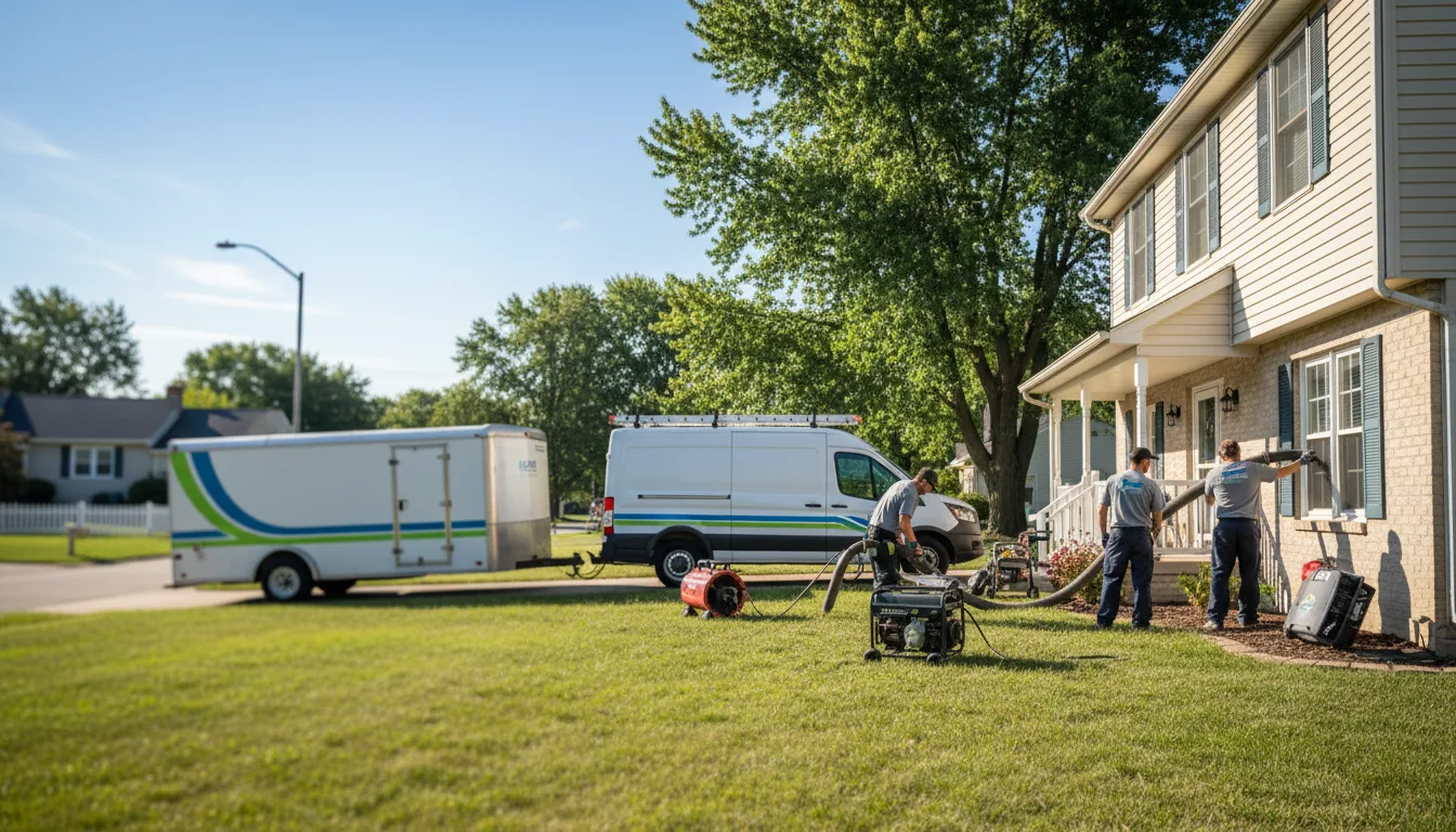Flooded Basement Restoration And Cleanup With Repair in Romance, AR near me